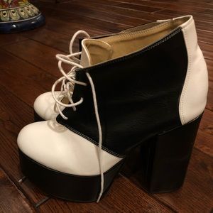 Deandri Platform Saddle Shoes | size 7